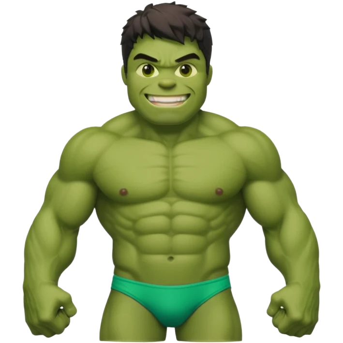 Hulk de bikini emoji