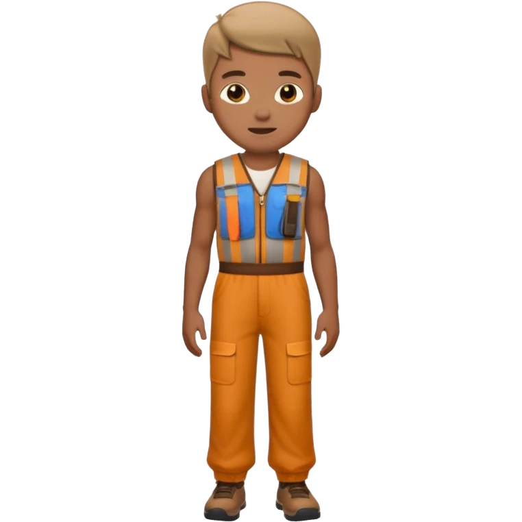 sleeveless brown jumpsuit emoji