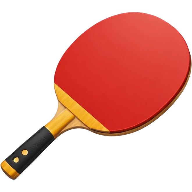 red Ping-Pong racket emoji