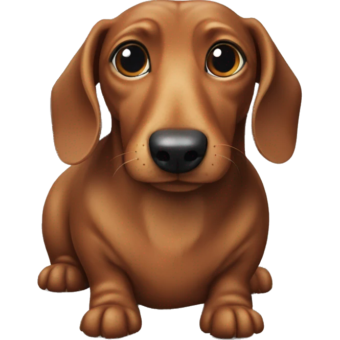 Sausage dog emoji