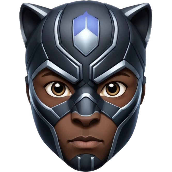 black panther marvel movies character face only emoji
