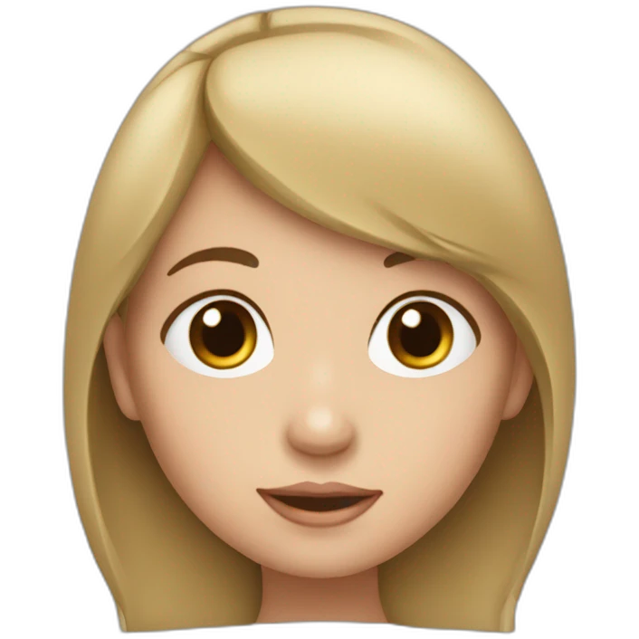 Irene ,niña con coletas emoji
