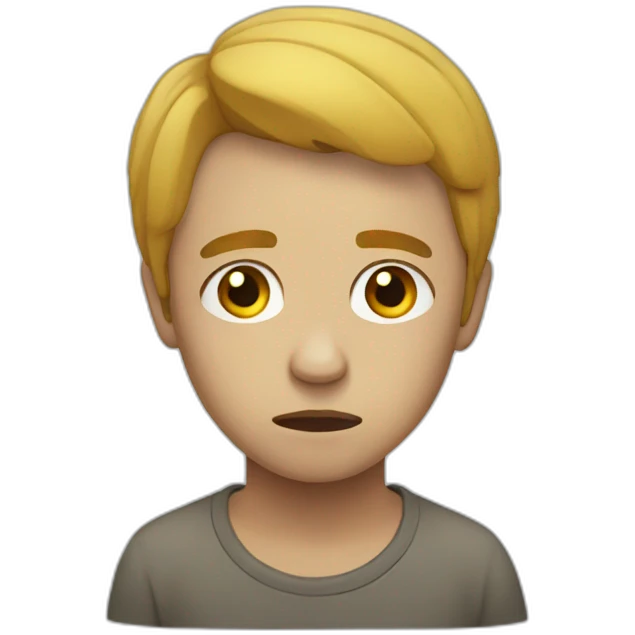 Triste emoji