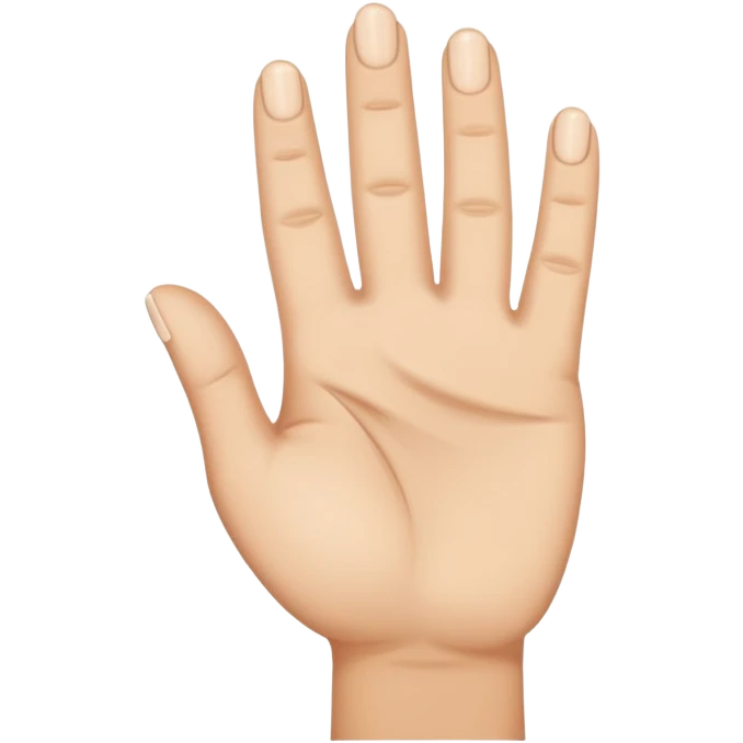 Fingers crossed making L emoji