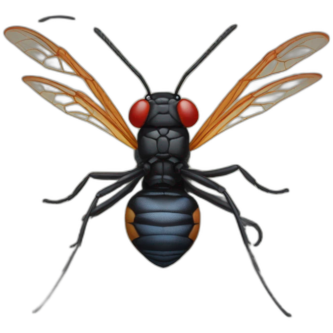 Spider wasp emoji
