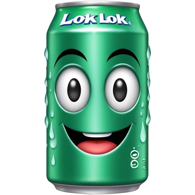 a jungle juice flavored four loko outstretching its arms for a hug emoji