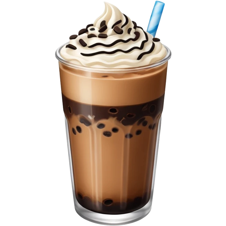 Oreo iced coffee no whipped cream emoji