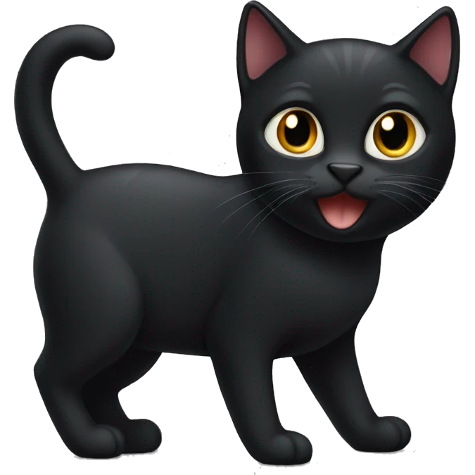 Black cat emoji