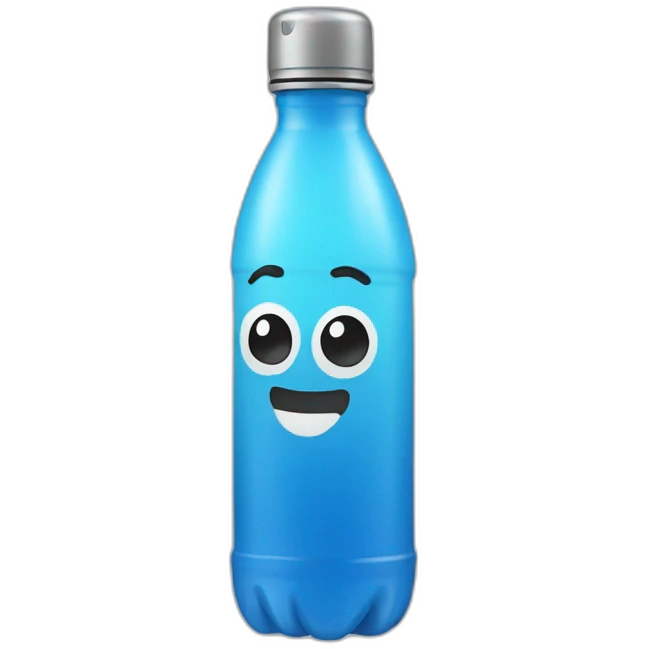 a dancing water bottle emoji
