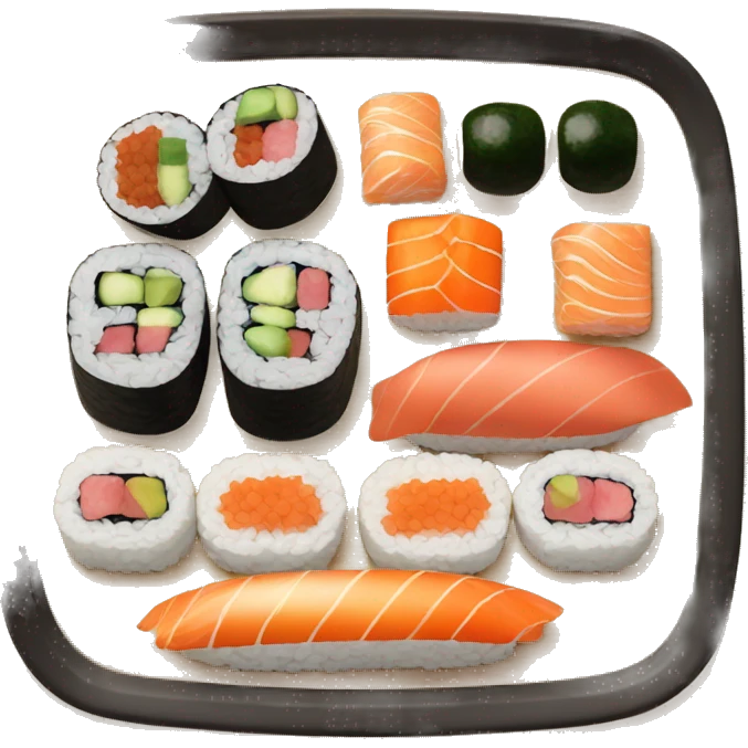 Sushi platter emoji