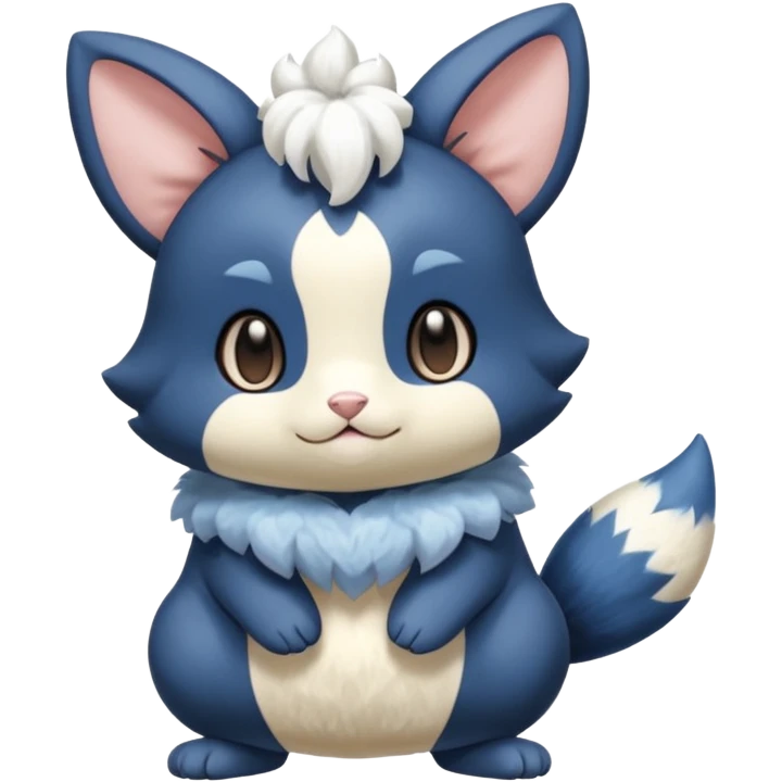 Teddiursa-Meowstic-Minccino-fusion  emoji