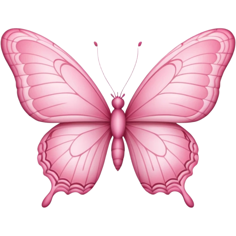 Pink buterfly emoji
