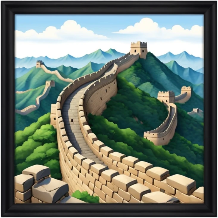 Great wall of china emoji