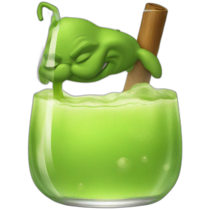 shrek-drink emoji