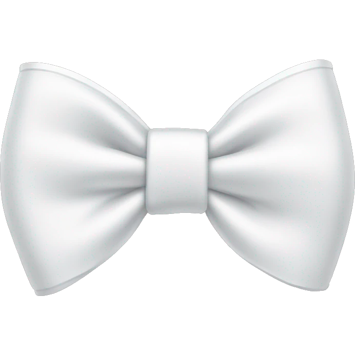 white bow emoji