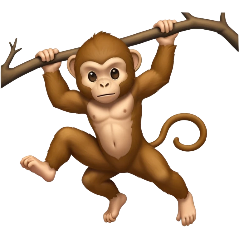 monkey climbing emoji