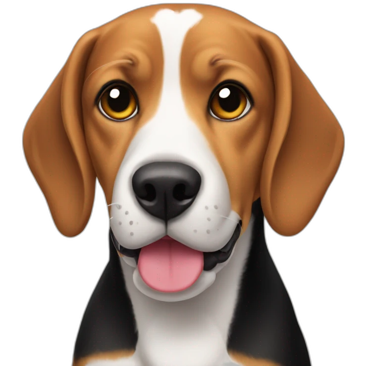 The beagle  emoji