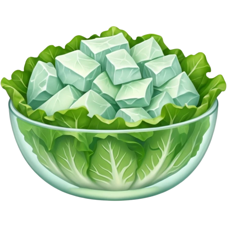 iceberg salad sliced emoji