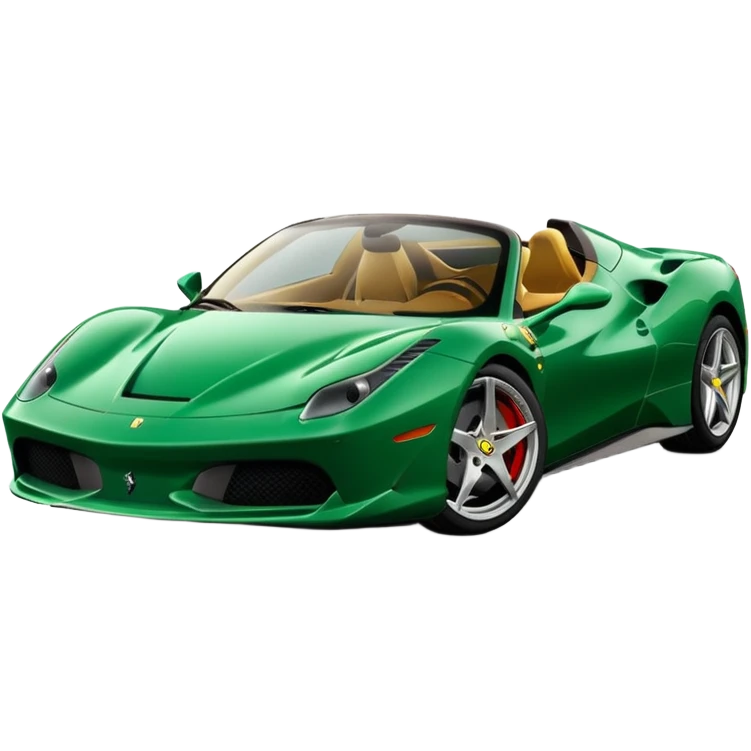green ferrari emoji