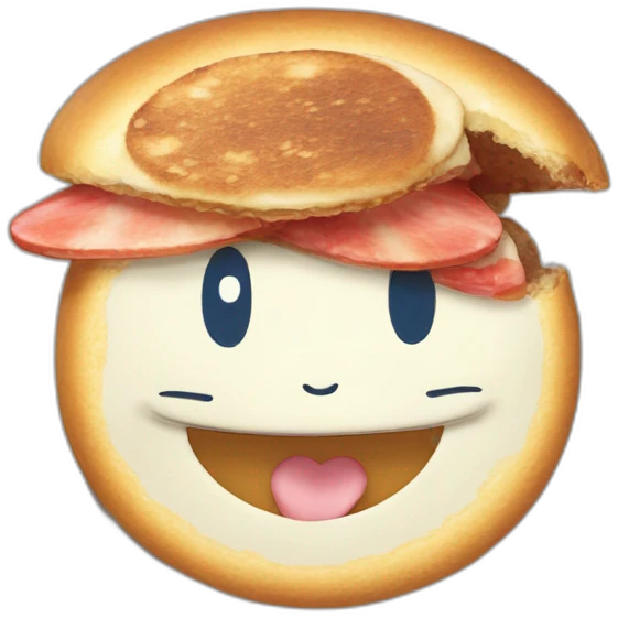 Doraemon comiendo dorayaki emoji