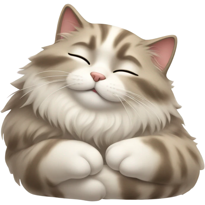 Cat sleeping who’s a sleepyhead emoji