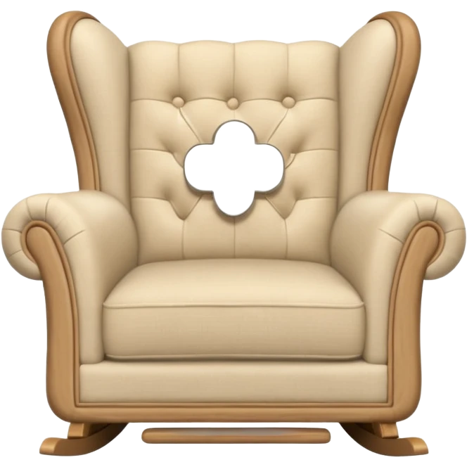 rocking soft sofa chair emoji