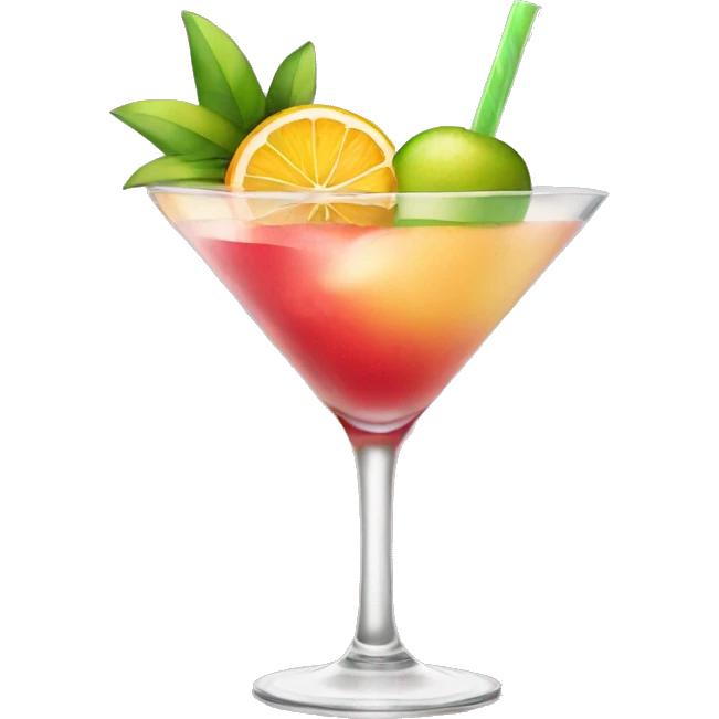 A fruity cocktail emoji