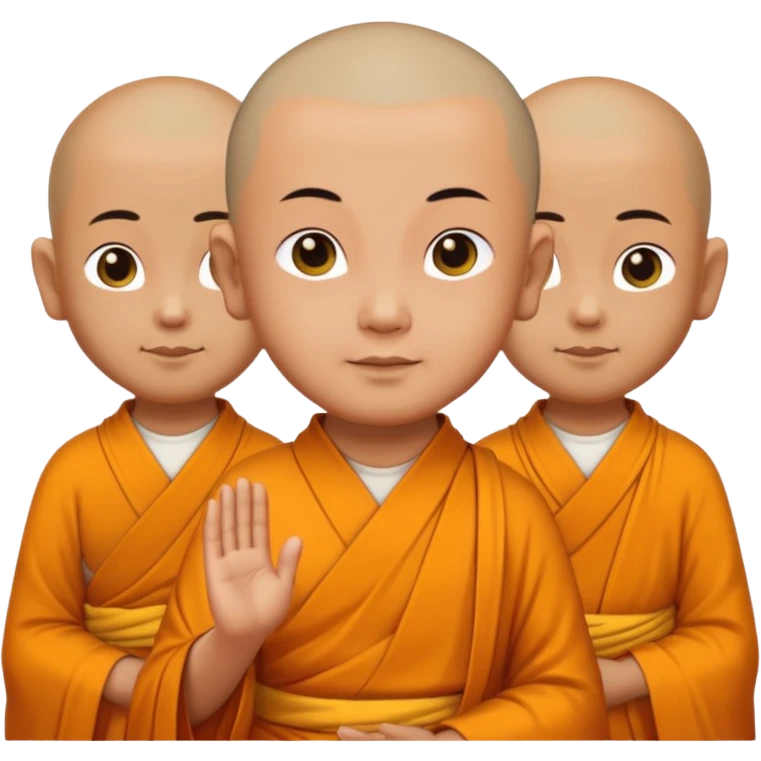 Buddha monks emoji