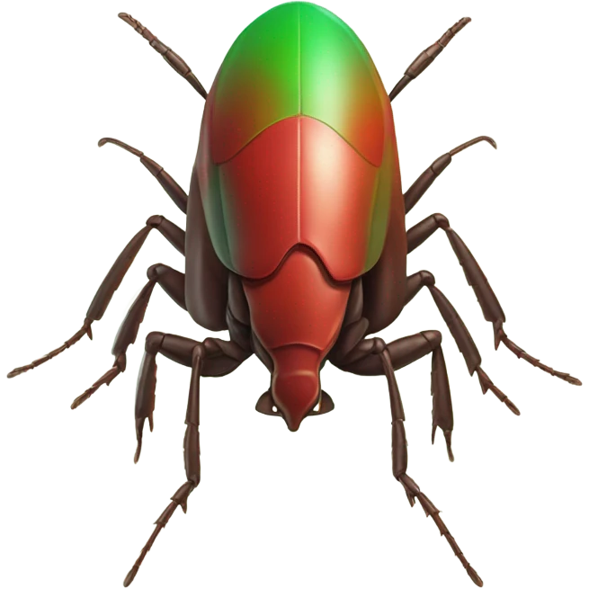 Cockroach drone, red green emoji