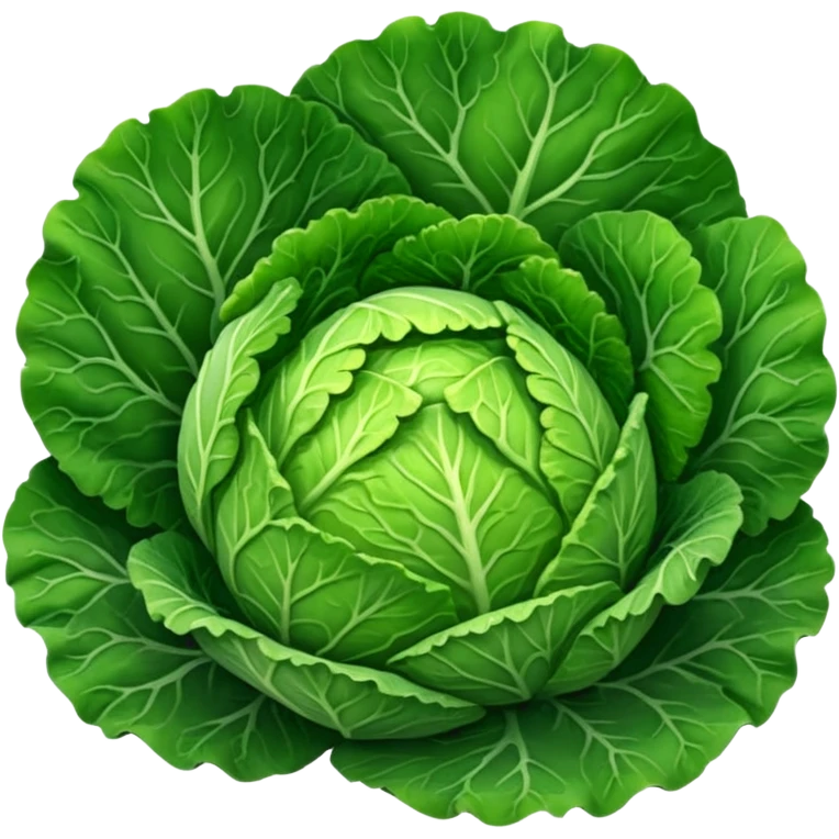 Savoy cabbage emoji
