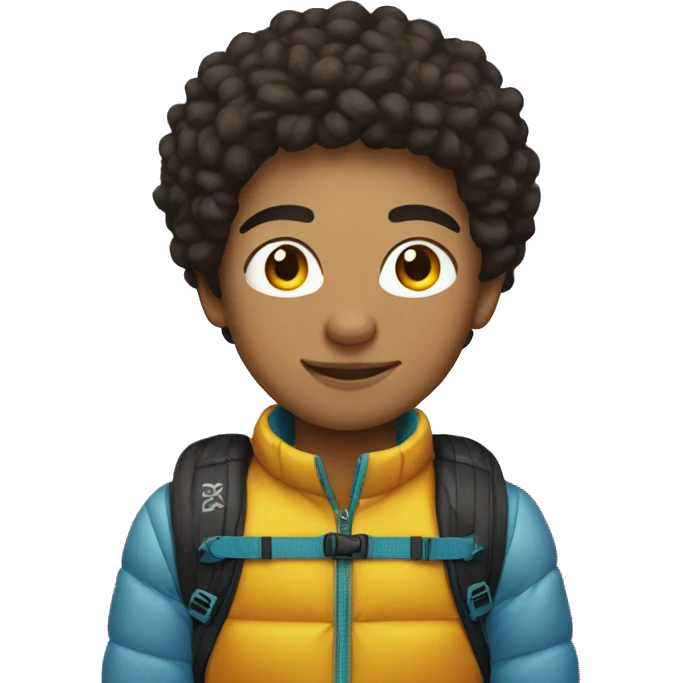 Lightskin Boy with Ski emoji