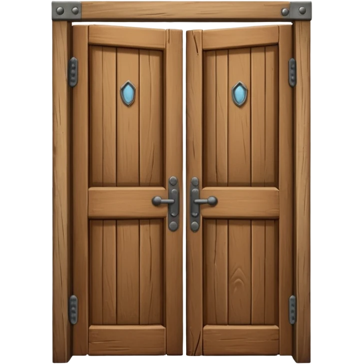 opened door from side emoji
