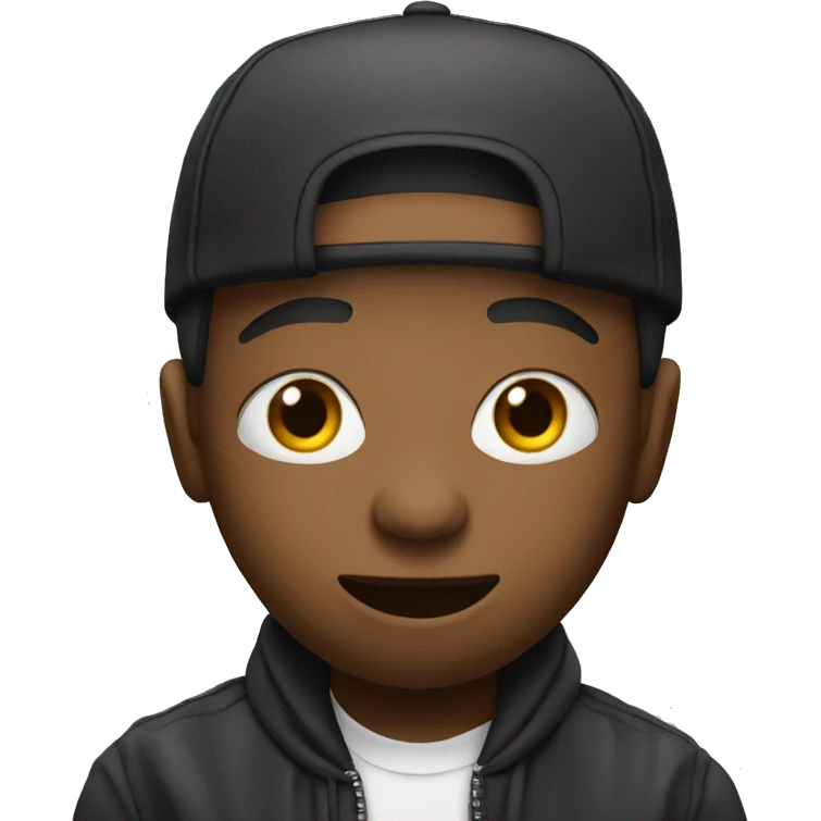 Rapper singing emoji