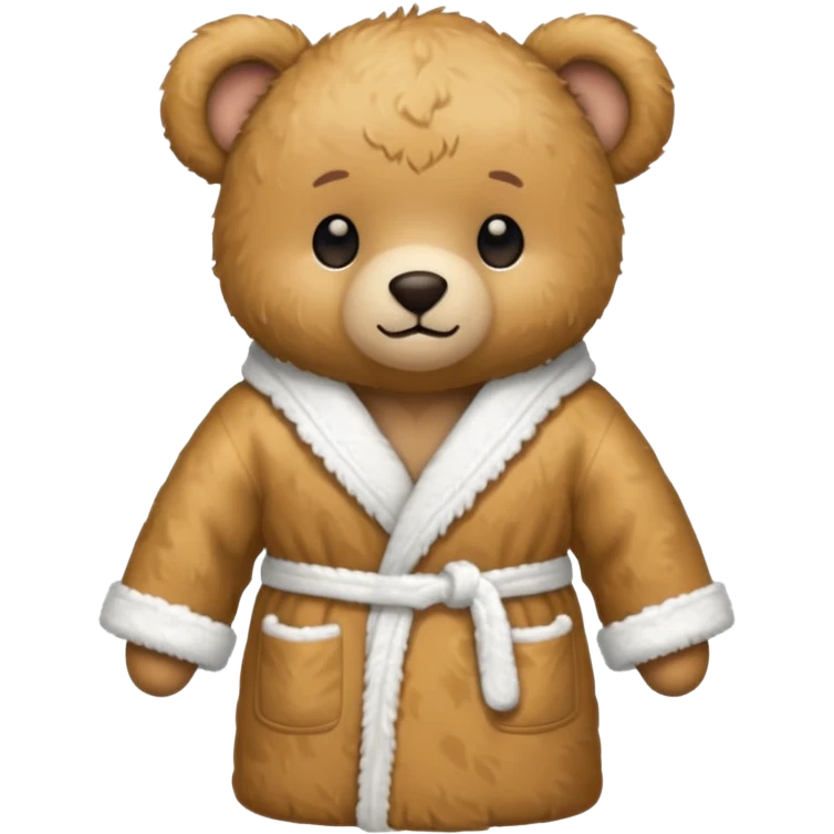 teddy bear bathrobe emoji