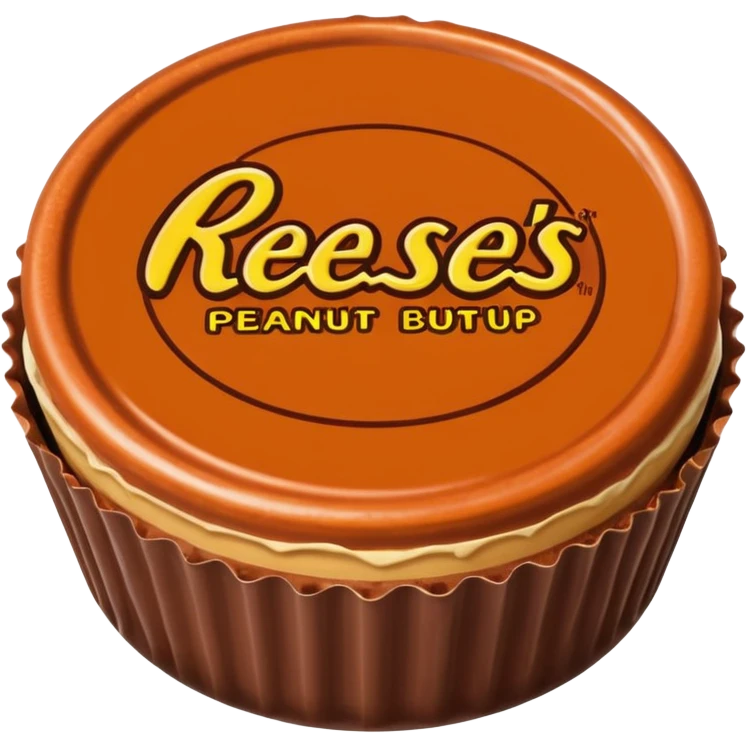 reeses peanut butter cup exact replica emoji