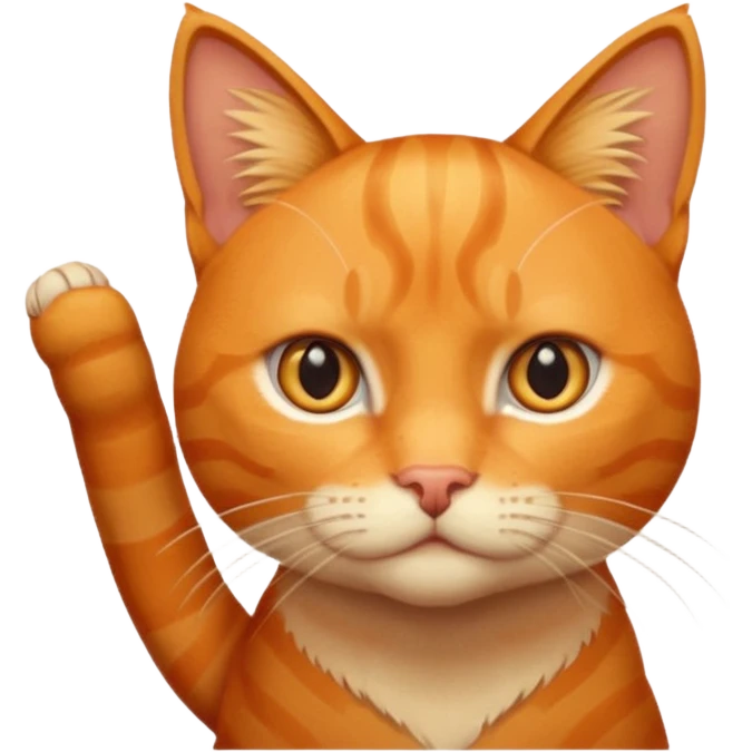 Cat that points right emoji