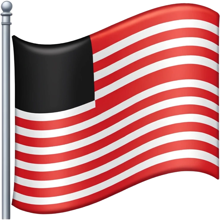 Straight flag emoji