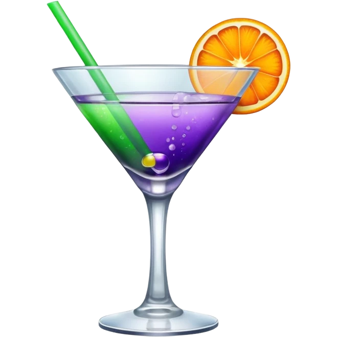 cocktail glass emoji