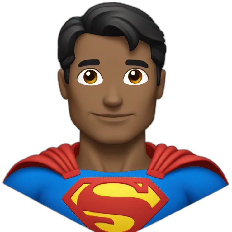 Superman gentil emoji