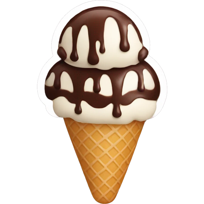 ice cream chocolate emoji