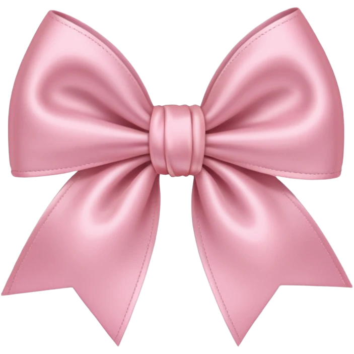 Cute light pink bow  emoji