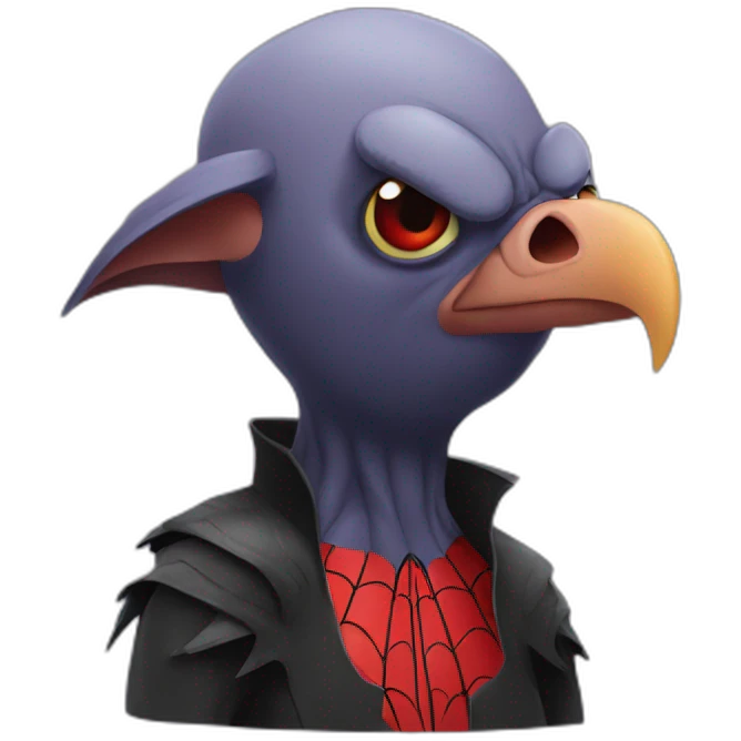 Vulture, villain, spiderman emoji
