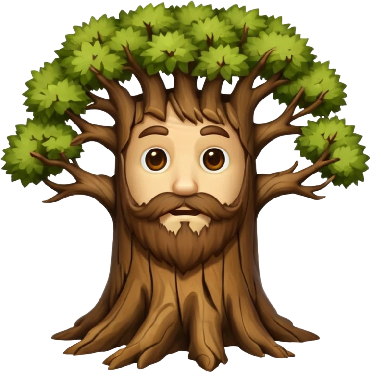 Bearded Tree emoji
