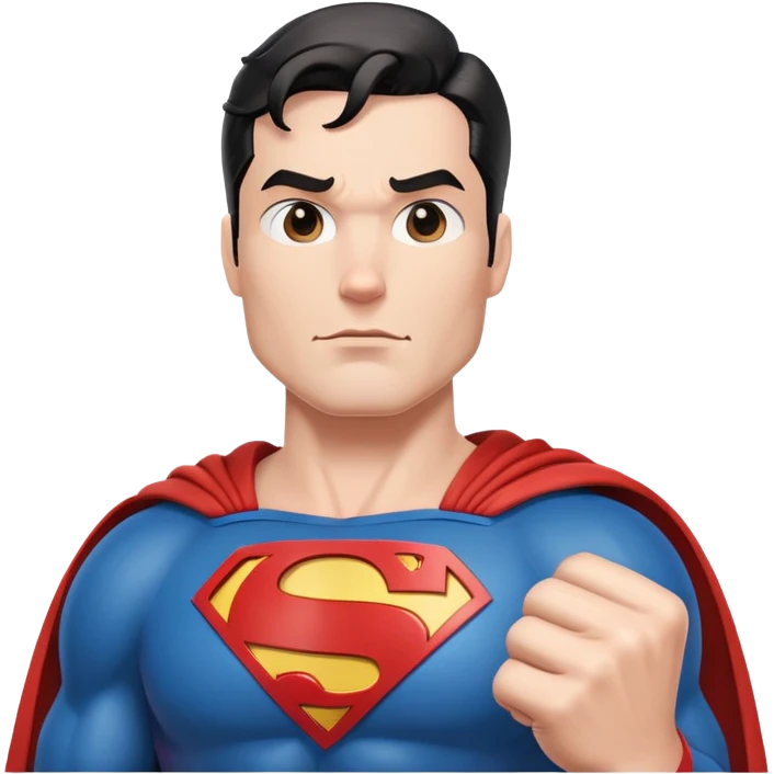 superman with cape emoji