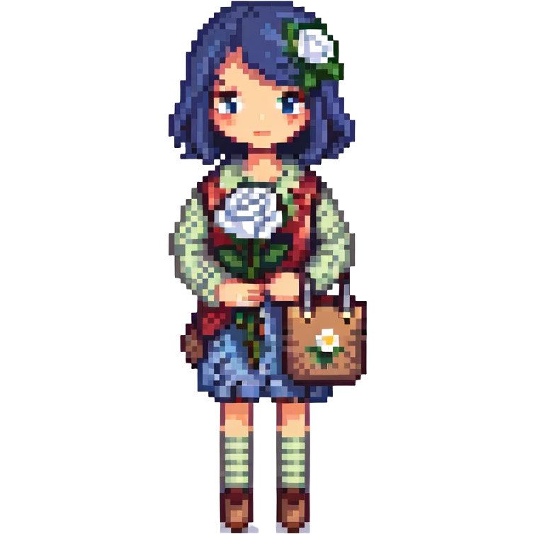 The Fool tarot card, pixel art style, vibrant colors, no text emoji