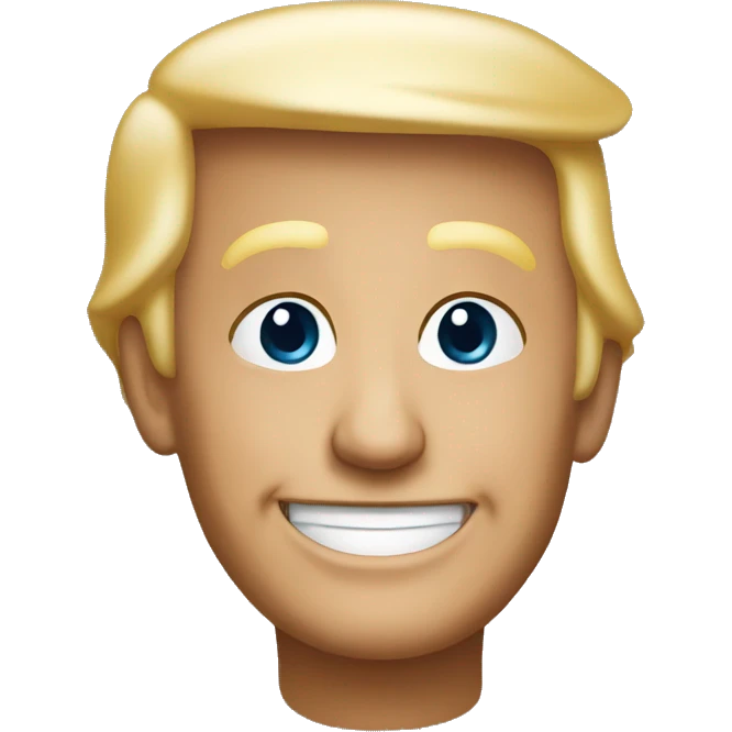 Trump smiling emoji