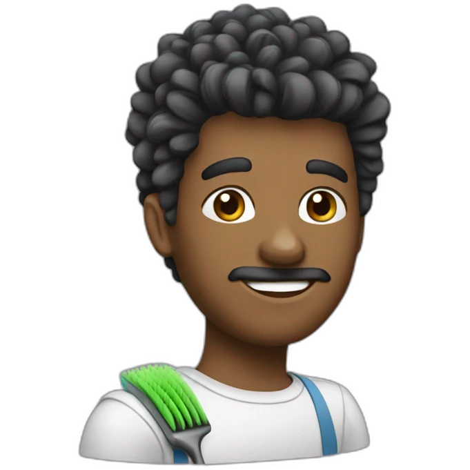Brosse à cheveux emoji