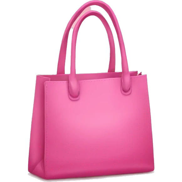 Pink bag emoji