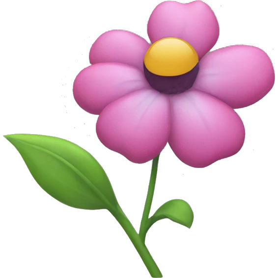 flower with theeth emoji