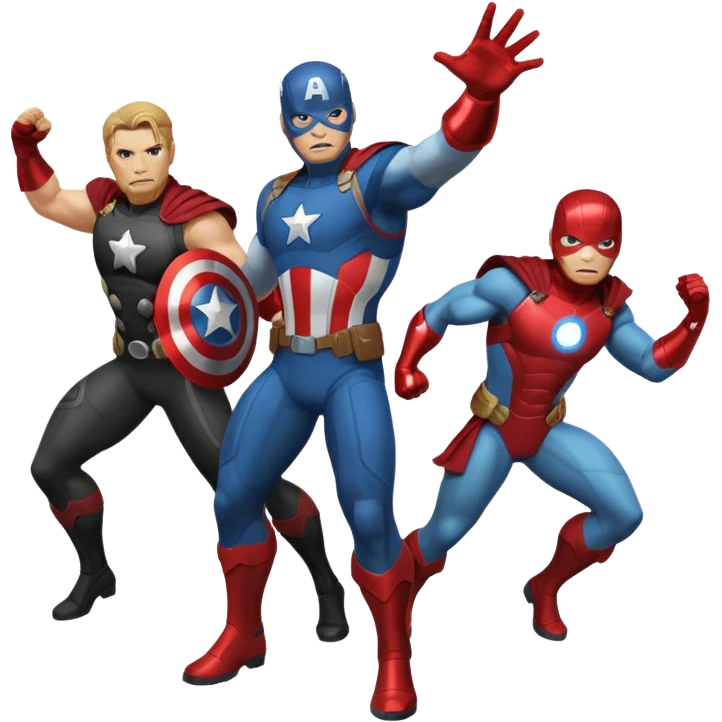 Avengers “assemble” three
 emoji